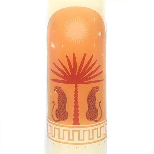 Leopard Palm Sandalwood & Oud Tube Candle
