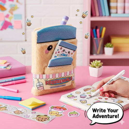 Bubble Tea Plush Notebook