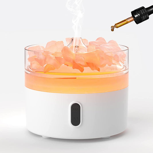 Himalayan Salt Aroma Diffuser - Flame Effect ( salt included)