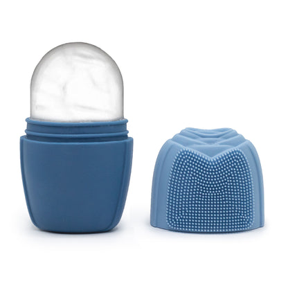 Silicone Ice Face Roller -  Blue