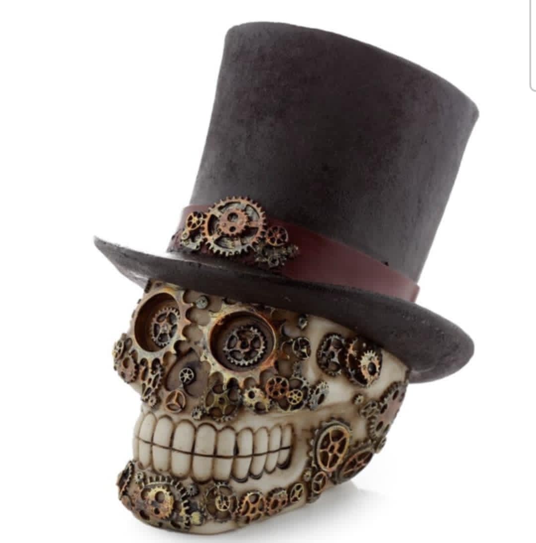 Steampunk Style Skull