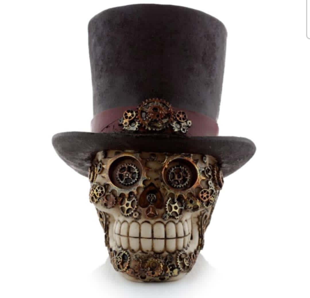 Steampunk Style Skull