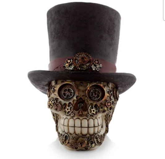 Steampunk Style Skull