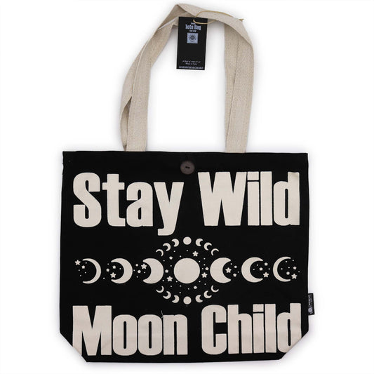 Iconic Classic Tote Bag - Stay Wild, Mood Child
