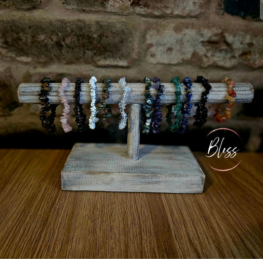 12 Piece Chip Bracelet Stack & Stand